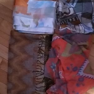 4 scarfs